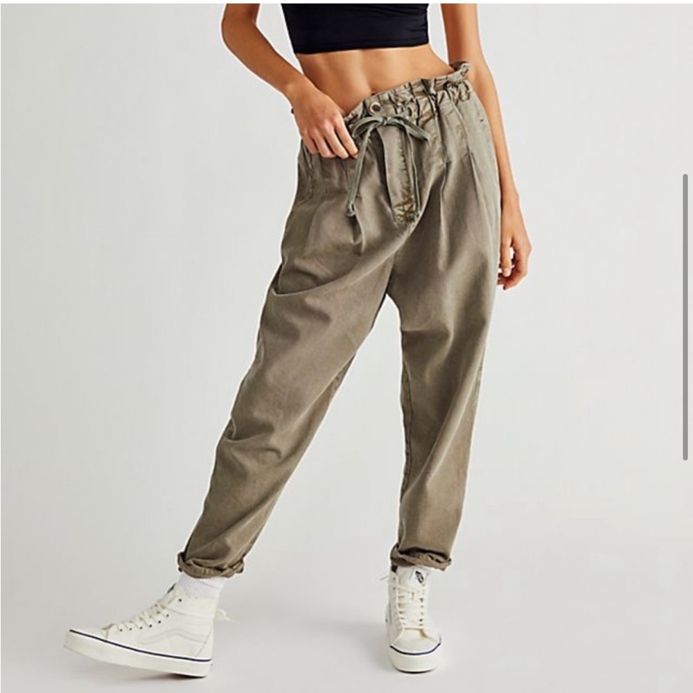 Free People High Waisted Trouser Pants